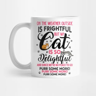 Cats Christmas Song. Meowy Christmas. Mug